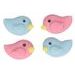 SUGAR DECORATIONS LOVE BIRDS SET/16 - OTHER SHAPES - RAW MATERIALS