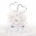 WEDDING HEART ORNAMENT - WEDDING FIGURINES - PASTRY NECESSITIES