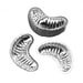 DOUGH MOULDS CRESCENT-SHAPED ROLLS BIG 20 PC. - TIPPING MOLDS - FOR BAKING