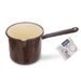 HRNČEK SMALTOVANÝ HNEDÝ 12 CM RUKOVÄŤ - KUCHYNSKÉ POTREBY