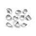 SET OF DOUGH CUTTERS COOKIES CRINKLED MINI - 10 PC. - CUTTERS - FOR BAKING