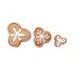 SET OF DOUGH CUTTERS - THREE-LEAF CLOVERS PLAIN - CUTTER SETS - OTHERS - FOR BAKING
