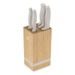 BAMBOO KNIFE SET WITH STAND, 6 PIECES SAHARA COLLECTION - KNIFE SETS - KITCHEN UTENSILS