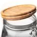 PATENTED GLASS JAR 2.3 L - STORING FOOD - KITCHEN UTENSILS