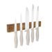 6-PIECE KNIFE SET WITH MAGNETIC HOLDER FROM ACACIA WOOD - SAHARA COLLECTION - KNIFE SETS - KITCHEN UTENSILS
