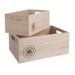 HOME MADE WOODEN BOX 31X21X13 CM - HOME DECORATION - HOMEWARE