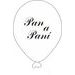 MR AND MRS BALLOON WITH BLACK PRINT - WEDDING - BY TOPIC