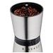 COFFEE GRINDER WITH CERAMIC STONES STAINLESS STEEL/GLASS - EIGHT-SPEED SILVER - KÁVA - RAW MATERIALS