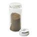 GLASS SPICE JAR WITH CHROME LID, 1 PC - SUGAR BOWLS, SPICES - KITCHEN UTENSILS