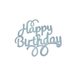 SILVER CAKE TOPPER HAPPY BIRTHDAY 14 CM - CAKE TOPPERS{% if kategorie.adresa_nazvy[0] != zbozi.kategorie.nazev %} - PASTRY NECESSITIES{% endif %}