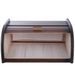 BREAD BOX WOOD 38,5X29X18 CM AMALIE BROWN - BREADBOXES - FOR BAKING