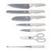 8-PIECE KNIFE SET WITH NON-STICK COATING - ASPEN COLLECTION - KNIFE SETS - KITCHEN UTENSILS