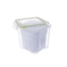 PLASTIC JAR WITH SEAL + DRIP TRAY 1,3 L - PLASTIC BOXES AND JARS - KITCHEN UTENSILS