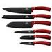 6-PIECE NON-STICK KNIFE SET BURGUNDY METALLIC LINE - KNIFE SETS{% if kategorie.adresa_nazvy[0] != zbozi.kategorie.nazev %} - KITCHEN UTENSILS{% endif %}