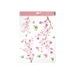 WINDOW FILM - GLITTERING FLOWERING BRANCHES, 30X42 CM - WALL STICKERS - HOMEWARE