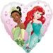 PRINCESS HEART BALLOON 43 CM - BALLOONS - CELEBRATIONS AND PARTIES