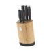 SADA NOŽŮ SE STOJANEM BAMBOO 6 KS ANTHRACIT COLLECTION - SADY NOŽŮ - KUCHYŇSKÉ POTŘEBY