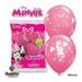 BALLOONS MINNIE 30 CM - 6 PCS - BALLOONS - CELEBRATIONS AND PARTIES