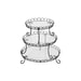 WILTON 3 TIER IRON TREAT STAND - CAKE STANDS - PASTRY NECESSITIES