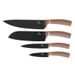 4-PIECE ROSEGOLD METALLIC LINE NON-STICK KNIFE SET - KNIFE SETS{% if kategorie.adresa_nazvy[0] != zbozi.kategorie.nazev %} - KITCHEN UTENSILS{% endif %}