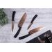 4-PIECE NON-STICK TITANIUM COATED KNIFE SET ROSE GOLD - KNIFE SETS - KITCHEN UTENSILS