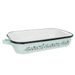 SMALTOVANÝ PEKÁČ ZELENÝ LOUKA 34X22 CM - PEKÁČE A PLECHY - NA PEČENIE