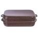 BROWN ROASTING PAN WITH LID (38.5X25 CM) - PEKÁČE A PLECHY - FOR BAKING