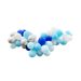 BALLOON GARLAND BLUE - WHITE - SILVER 200 CM - 60 PCS OF BALLOONS - BALLOONS{% if kategorie.adresa_nazvy[0] != zbozi.kategorie.nazev %} - CELEBRATIONS AND PARTIES{% endif %}