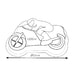 CAKE TIN MOTORCYCLE (MOTORBIKE) - CAKE FORMS - FOR BAKING