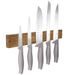 KNIFE SET WITH MAGNETIC HOLDER MADE OF ACACIA WOOD 6 PCS TAUPE COLLECTION - KNIFE SETS - KITCHEN UTENSILS