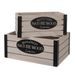 RUSTIC DECORATIVE BOX 31X21X13 CM - HOME DECORATION - HOMEWARE