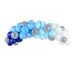 BALLOON GARLAND BLUE - WHITE - SILVER 200 CM - 60 PCS OF BALLOONS - BALLOONS - CELEBRATIONS AND PARTIES