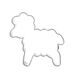 SHEEP PUNCH - 5X4,5 CM - EASTER COOKIE CUTTERS - FOR BAKING