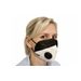 RESPIRATORY PROTECTIVE MASK KN95 WITH EXHALATION VALVE - BLACK AND WHITE - OCHRANNÉ MASKY{% if kategorie.adresa_nazvy[0] != zbozi.kategorie.nazev %} - HOMEWARE{% endif %}