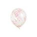 BALLOONS 6 PCS 30 CM - TRANSPARENT WITH PINK CONFETTI - BALLOONS{% if kategorie.adresa_nazvy[0] != zbozi.kategorie.nazev %} - CELEBRATIONS AND PARTIES{% endif %}