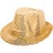 GOLD HAT WITH SEQUINS - PHOTO ACCESSORIES - CELEBRATIONS AND PARTIES