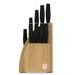BERLINGERHAUS KNIFE SET WITH STAND BAMBOO 10 PCS BLACK ROSE COLLECTION BH-2760 - KNIFE SETS - KITCHEN UTENSILS