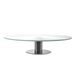 SERVING TRAY - ROTATING CAKE STAND - GLASS STEEL - DIA. 30 CM - SWIVEL STANDS FOR DECORATION (LAZY SUSAN) - PASTRY NECESSITIES