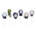 HARRY POTTER CAKE AND CUPCAKE TOPPERS - DARK SIDE (SET OF 6) - CAKE TOPPERS - PASTRY NECESSITIES