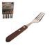 STAINLESS STEEL/WOOD STEAK FORK - SET OF 6 - CUTLERY{% if kategorie.adresa_nazvy[0] != zbozi.kategorie.nazev %} - KITCHEN UTENSILS{% endif %}