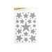 WINDOW STICKERS CHRISTMAS GLITTER - 20X30 CM - CHRISTMAS - BY TOPIC