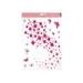 WINDOW FILM - GLITTERING FLOWERING BRANCHES, 30X42 CM - WALL STICKERS - HOMEWARE