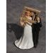 BRIDE AND GROOM WITH FRAME - WEDDING FIGURINES FOR CAKE - WEDDING FIGURINES - PASTRY NECESSITIES