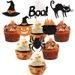 HALLOWEEN MUFFIN TOPPERS 36PCS - CAKESICQ - CAKE TOPPERS - PASTRY NECESSITIES