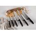 6-PIECE STAINLESS STEEL KNIFE SET - BLACK ROSE COLLECTION - KNIFE SETS - KITCHEN UTENSILS