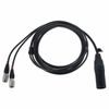 Dan Clark Audio Dummer kabel - 2 m, 4-pin XLR