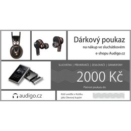Dárkový poukaz v hodnotě 2000 Kč - elektronicky, PDF
