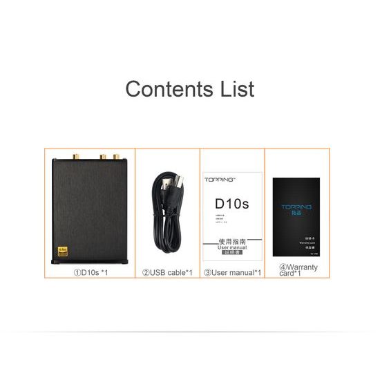 Topping D10s Black (rozbaleno)