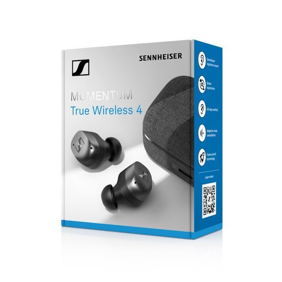 Sennheiser MOMENTUM True Wireless 4 - Black Graphite (rozbaleno)