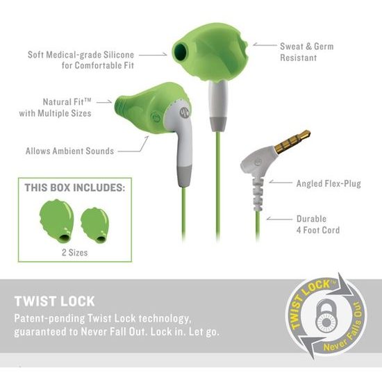 Yurbuds Ironman Inspire For Women Green